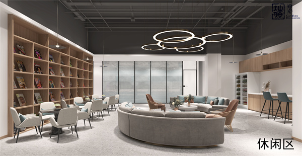 辦公室裝修效果圖之優雅舒適 辦公室裝修效果圖之優雅舒適